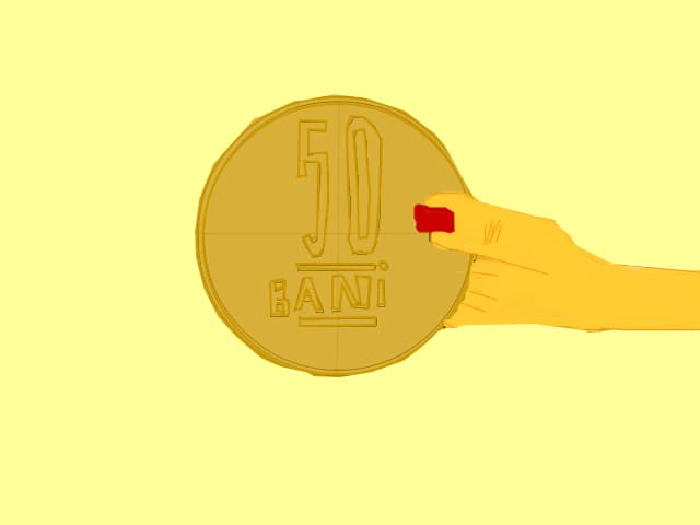 50 bani