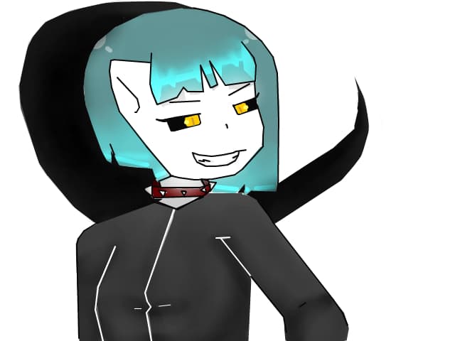 Demon Girl, pentru ~The Fifth~ la desenul cu baiatul demon, cred ca mi-am gasit sufletul pereche! *o