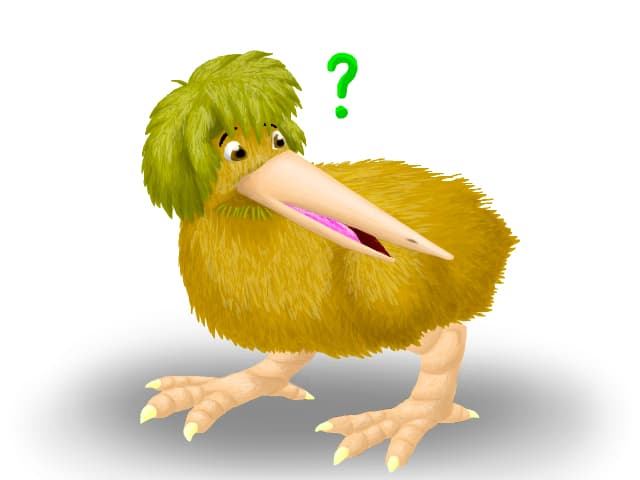 A "shaggy" kiwi :)