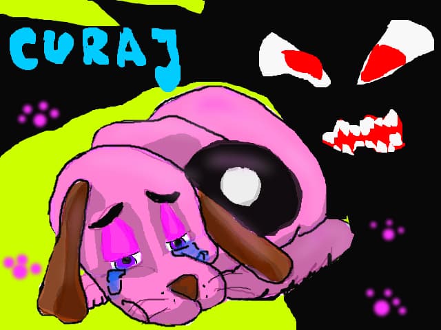 Curaj cainele cel fricos
