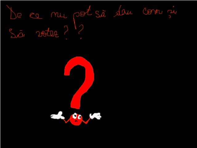 Nu ma lasa sa dau vot