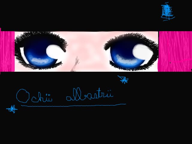 blue eyes