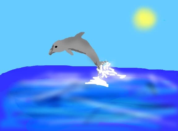 Un delfin