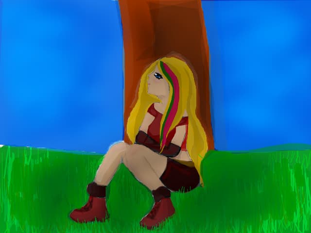 The girl