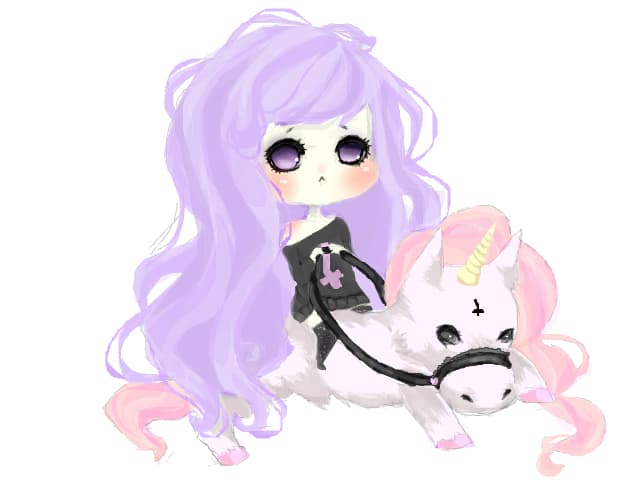 Pastel Goth Chibi