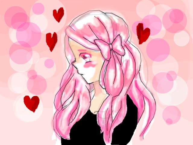 pink hair