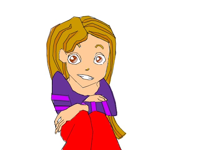 a girl