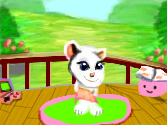 Pisicuta de la My Talking Angela