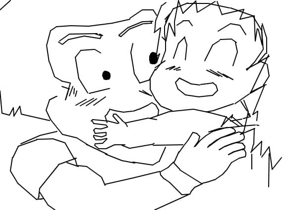 Krillin and Maron DBZ