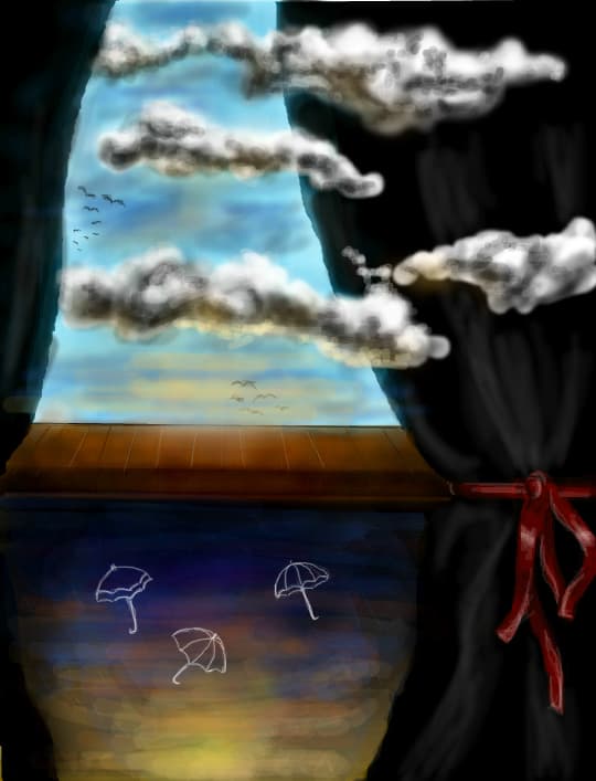 I sent away the rain to you, but I remained thirsty