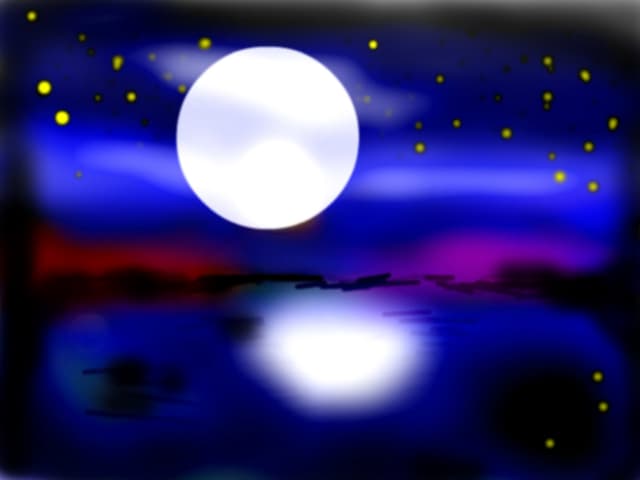 in the night