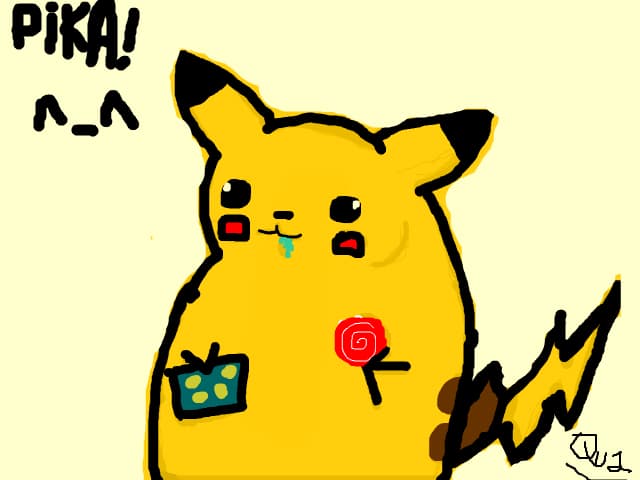 Hungry Pikachu ^_^