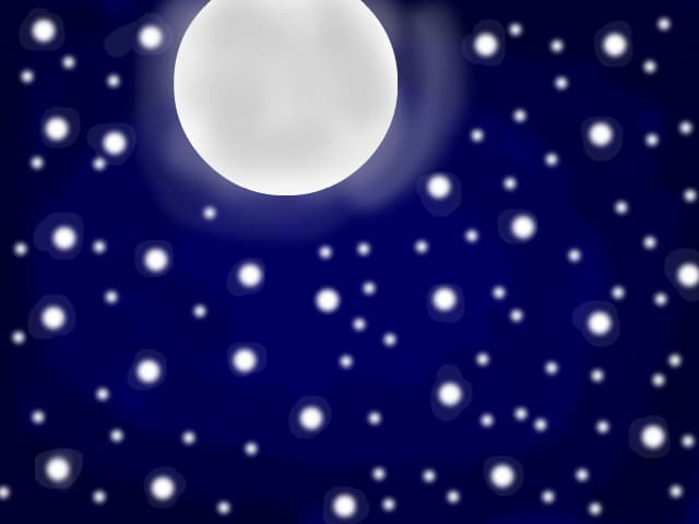 Luna si stele