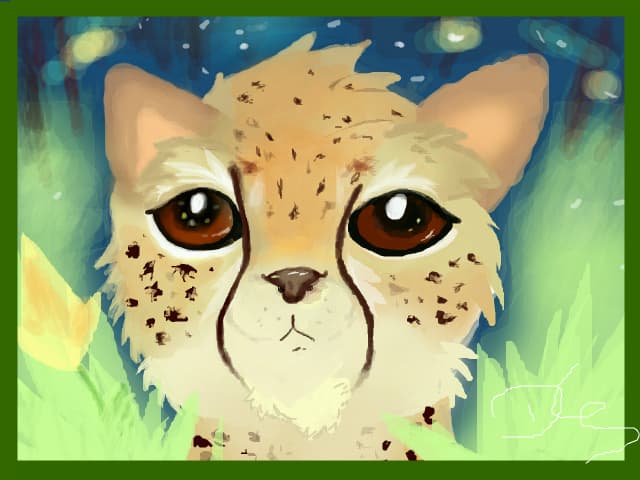 Pui de ghepard