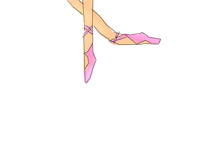 picioare de balerina