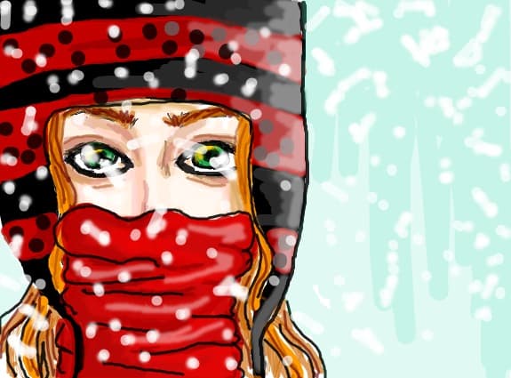 snowing