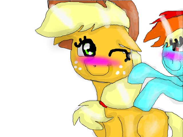 Applejack X Rainbow Dash
