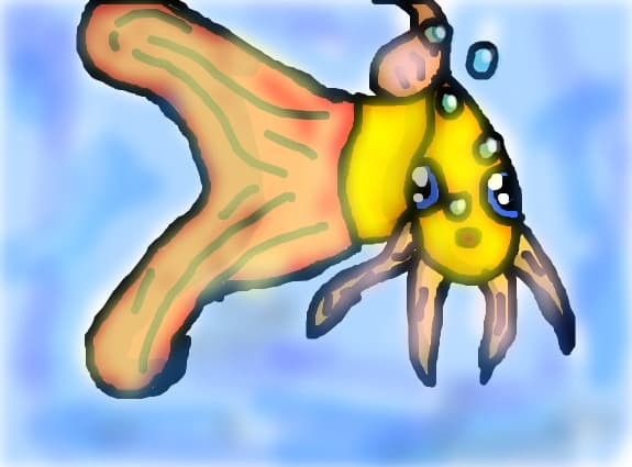 un pestisor auriu