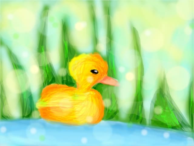 Mac-Mac-O ratusca pe lac.