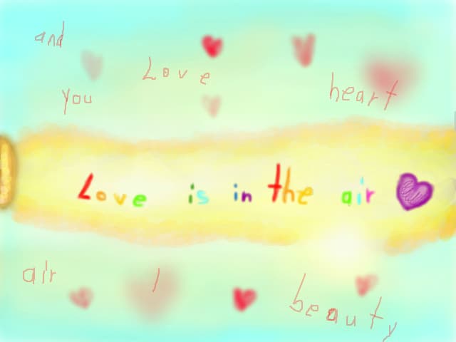 Love is in the air.