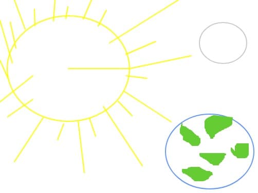 terra descriere desenata