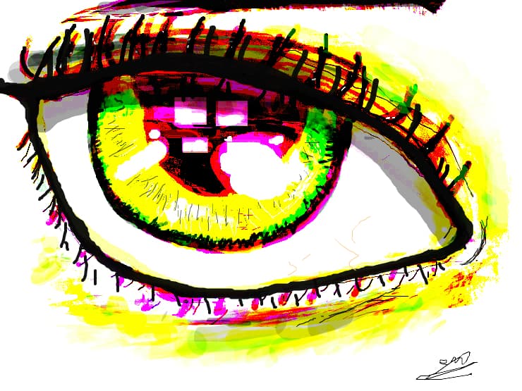 Play with my eye!.