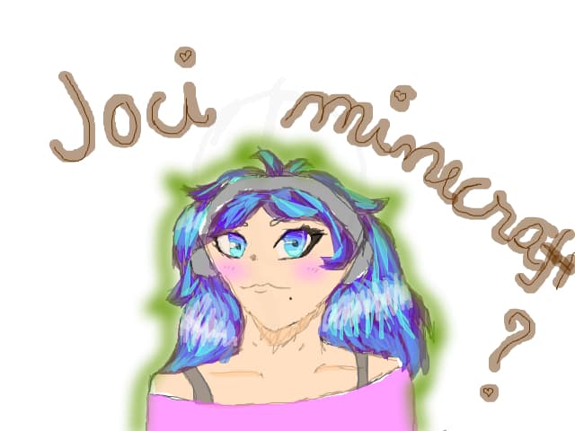 Anime minecraft girl ;]]]