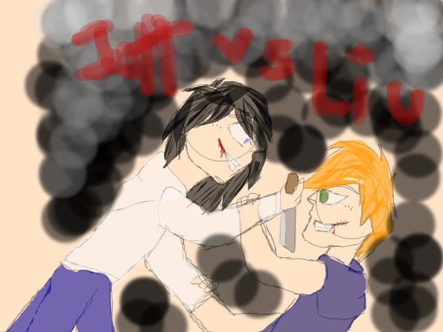 creepypasta jeff vs liu