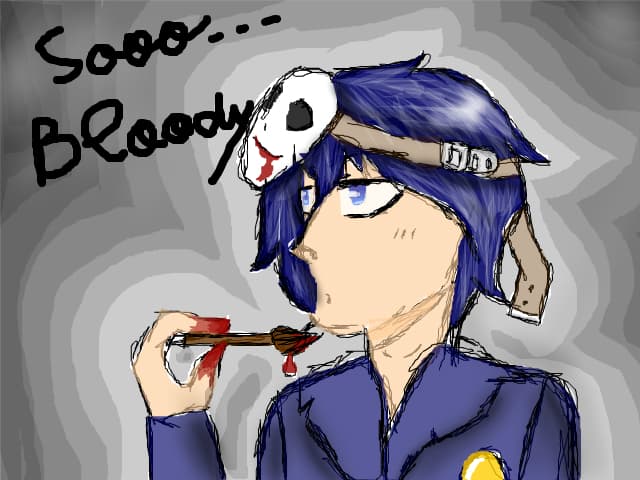 Pentru fani creepypasta ;] BLOODY PAINTER ;]]]
