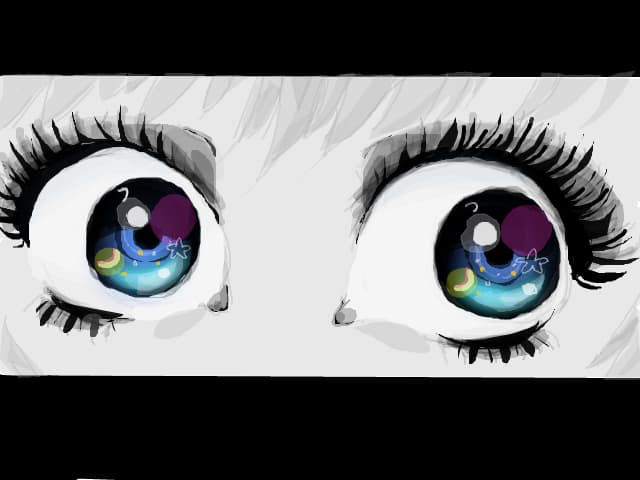 Eyes brighter than your future <3