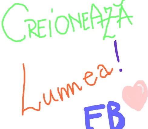 Va astept pe pagina mea! :D de pe facebook