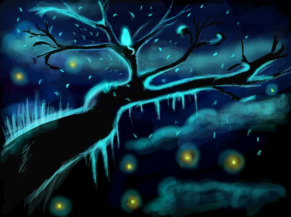 in the night