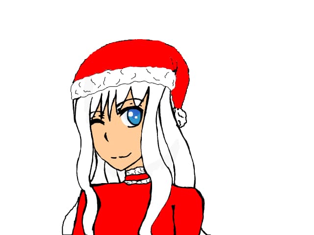 santa claus girl