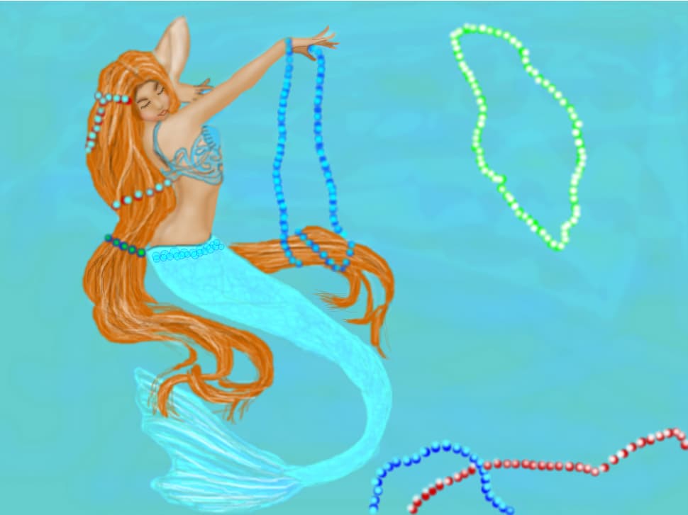 Perle in ocean