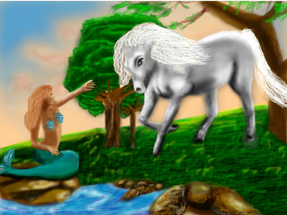 Mermid and Horse