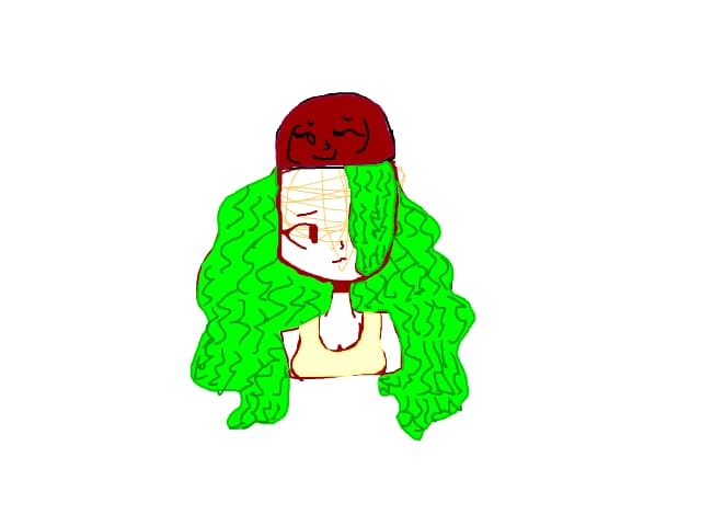 its me just i dont have this color hair