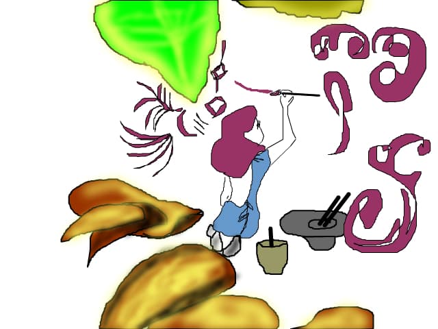 desene pe pereti