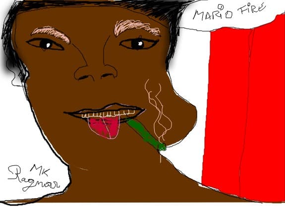 Maryo Fire Portrait