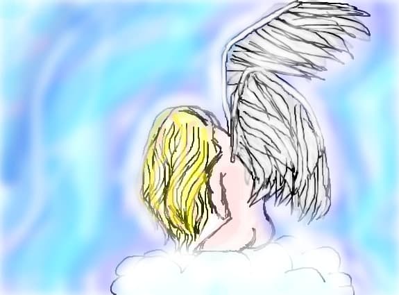 Sad angel