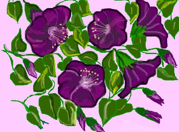 Desen 22702 modificat:flori
