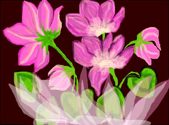Desen 23380 modificat:flori