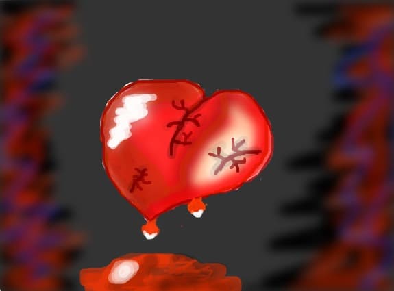 My heart is...broken