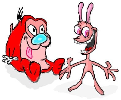 Desen 2291 modificat:stimpy