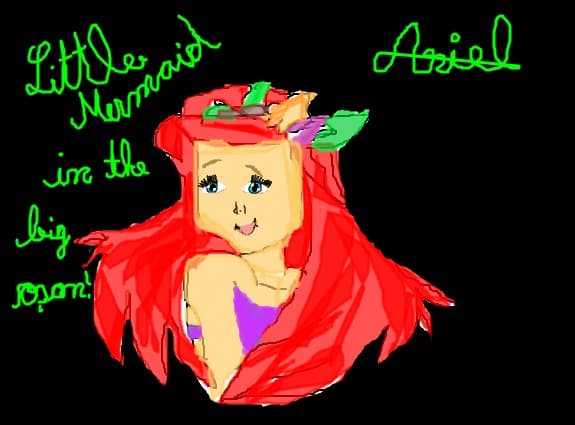 Little Mermaid in a big ocean!!
