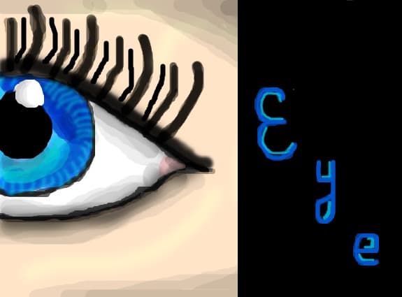 Blue eye