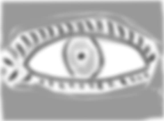 Black and white eye