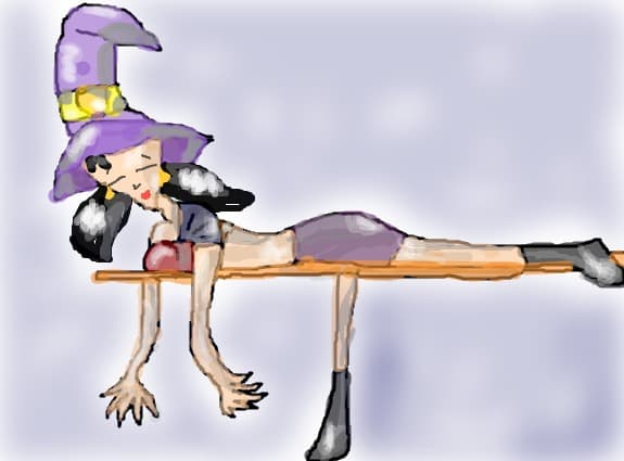 fata witch care doarme