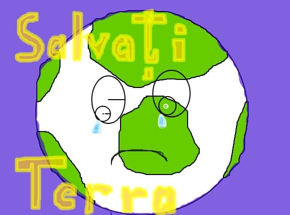terra plange de tristete, dar daca o ajutati mai mult va plange de bucurie