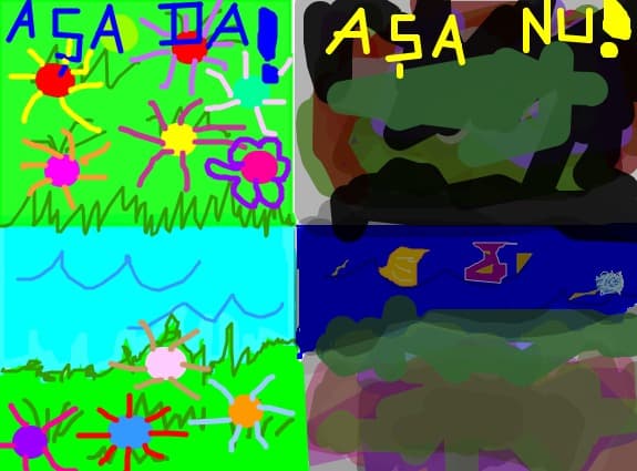 \"asa da!\" si \"asa nu!\"