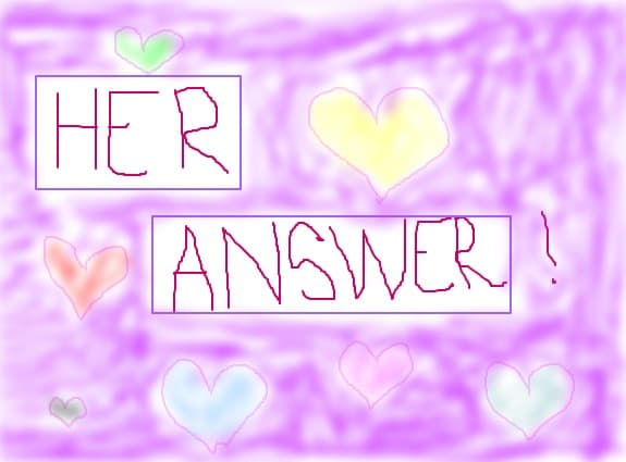 her answer